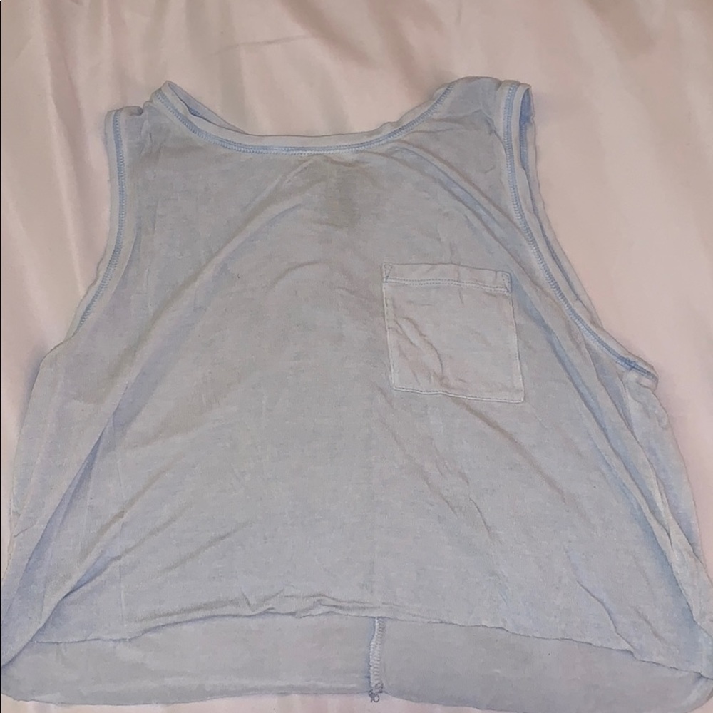 baby blue crop top!